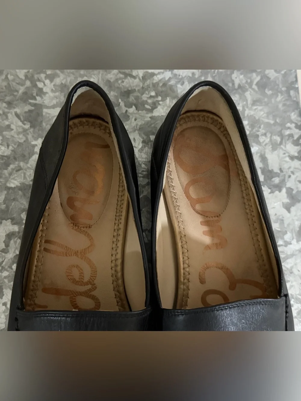 Sam Edelman Loraine Women’s Black Tailored Buckle Bit Leather Flats, Size 8 - Picture 7 of 9